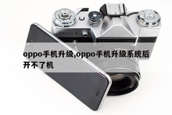 oppo手机升级,oppo手机升级系统后开不了机