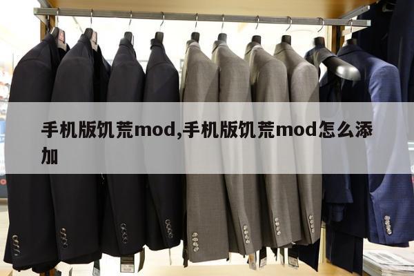 手机版饥荒mod,手机版饥荒mod怎么添加