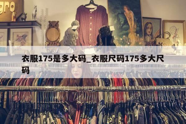 衣服175是多大码_衣服尺码175多大尺码