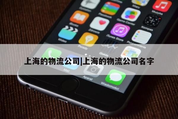 上海的物流公司|上海的物流公司名字